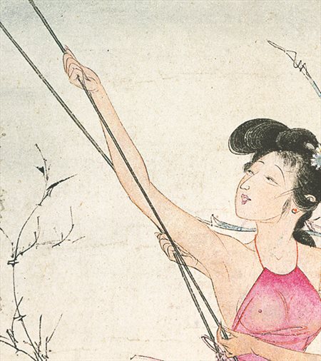 平山-胡也佛的仕女画和最知名的金瓶梅秘戏图